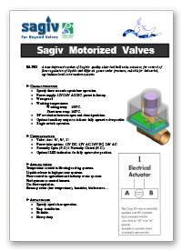 Rapid Actuators - Sagiv Motorized Valves
